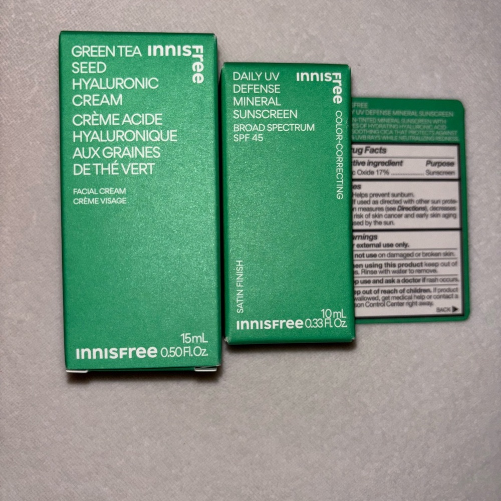 Innisfree Green Tea Skincare Set